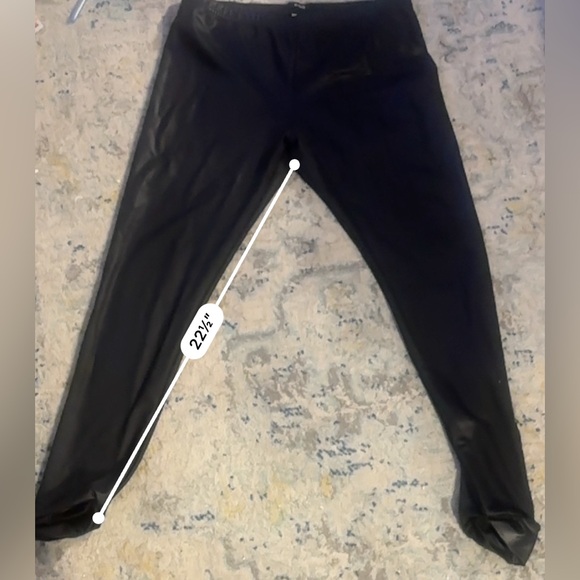 BDG Black Faux Leather Leggings - Picture 4 of 6